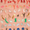 Fairy Enamel Lapel Pins (set of 3)