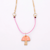 Enamel Mushroom Necklace