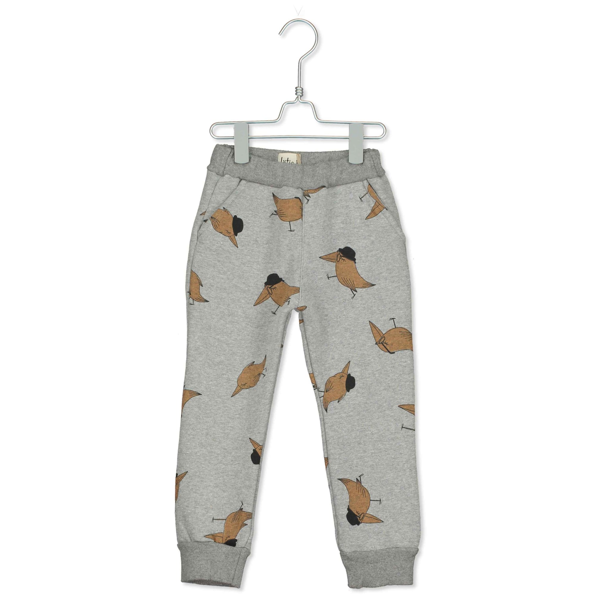 Grey birds with hats joggers (1-2 and 2-3 left)