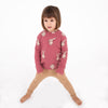Peony rabbits high neck shirt (only 1-2y left)