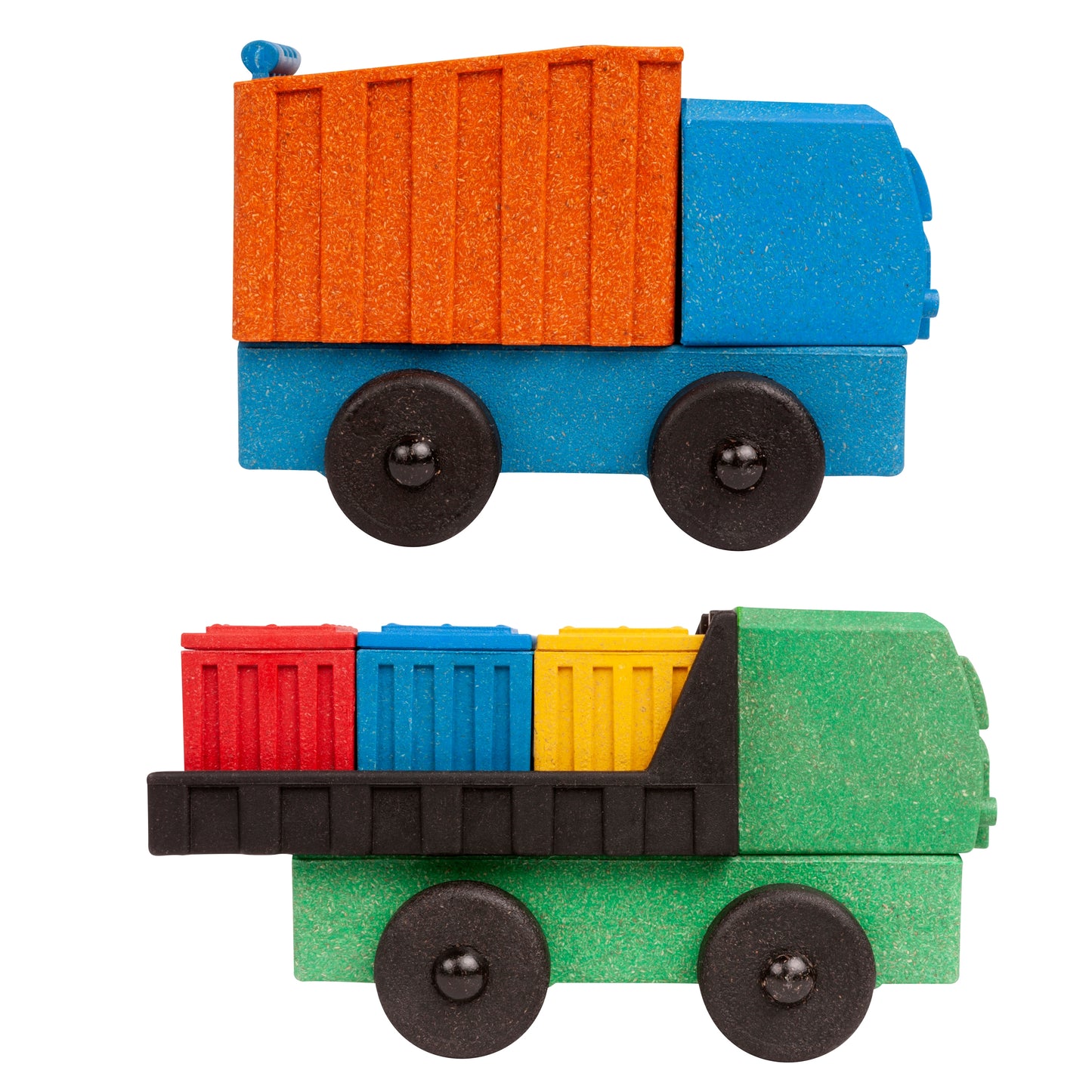 Cargo and Dump Truck 2 Pack