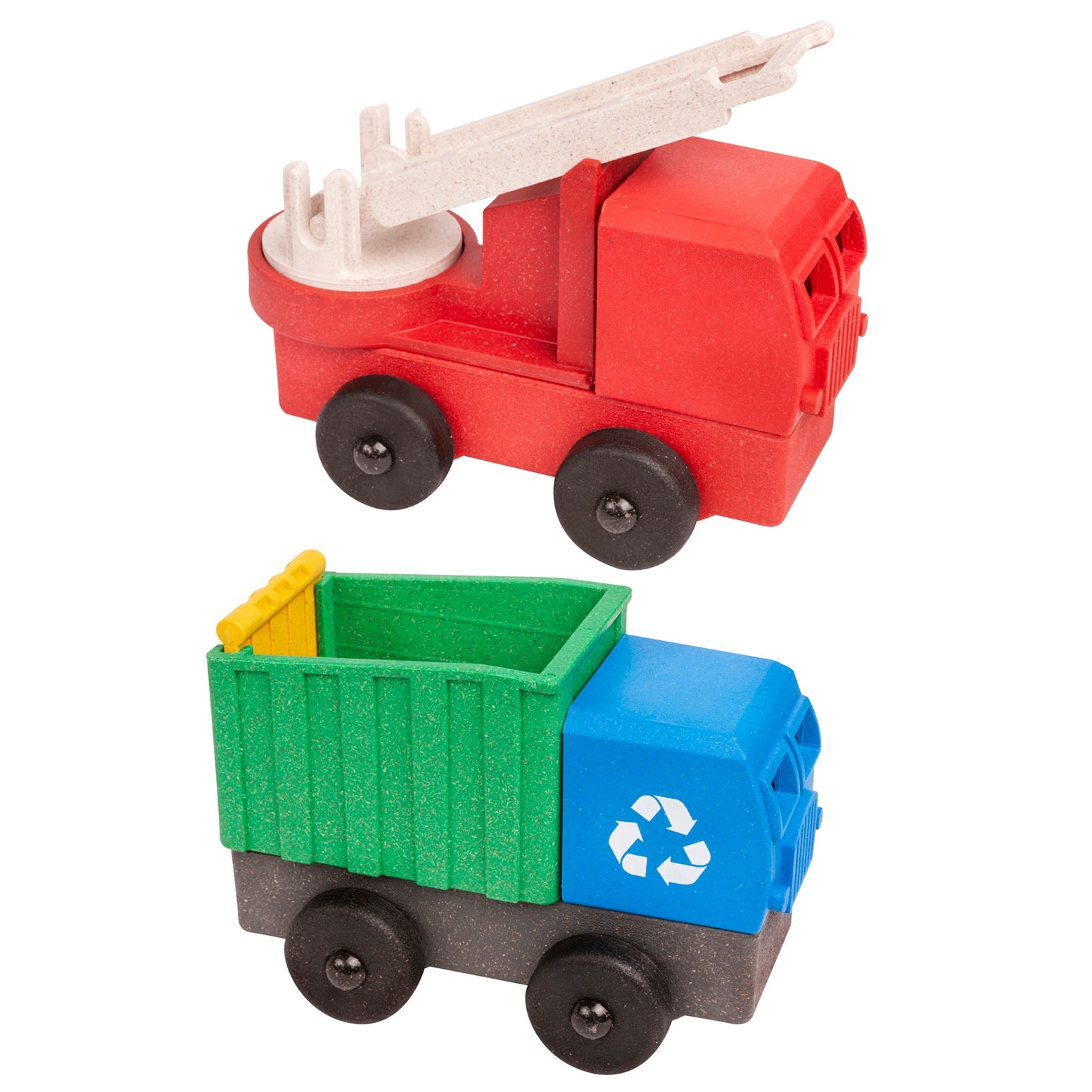 Fire and Recycling Truck (2 Pack)